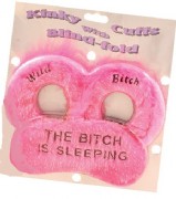 Set: Handschellen und Maske 'Bitch'